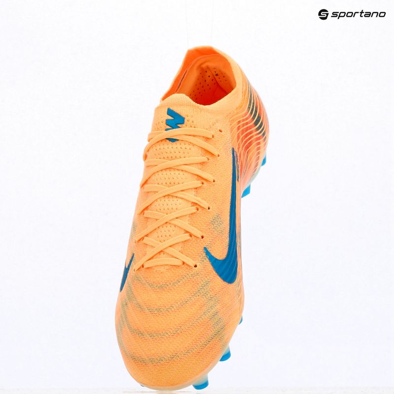 Кросівки футбольні чоловічі Nike Zoom Vapor 16 Elite Kylian Mbappe AG-Pro melon tint/igloo/neo turquoise 13