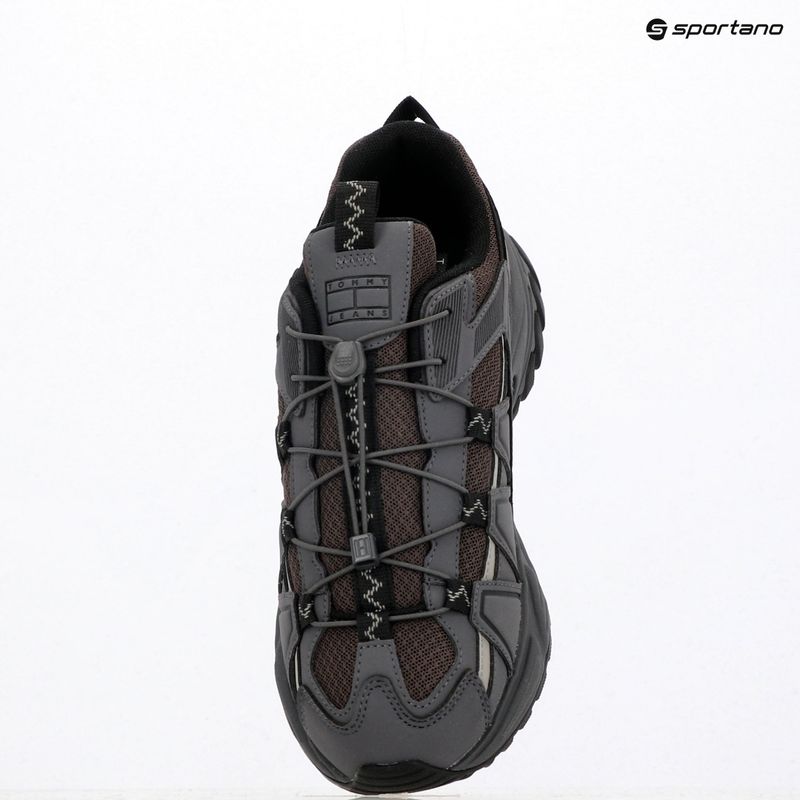 Черевики чоловічі Tommy Jeans Outdoor Runner washed black/black walnut 9