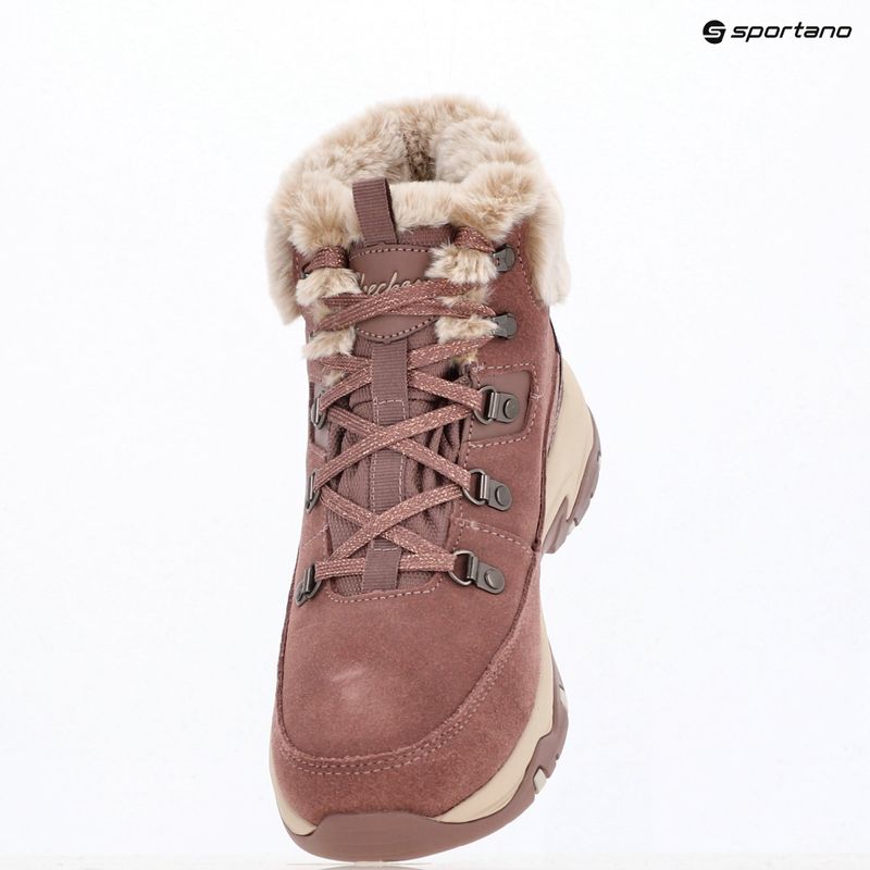Кросівки жіночі Skechers Trego Snow Worries mauve 9