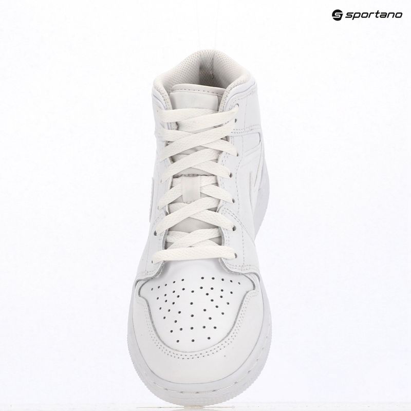 Кросівки Nike Jordan 1 Mid white/white/white 9