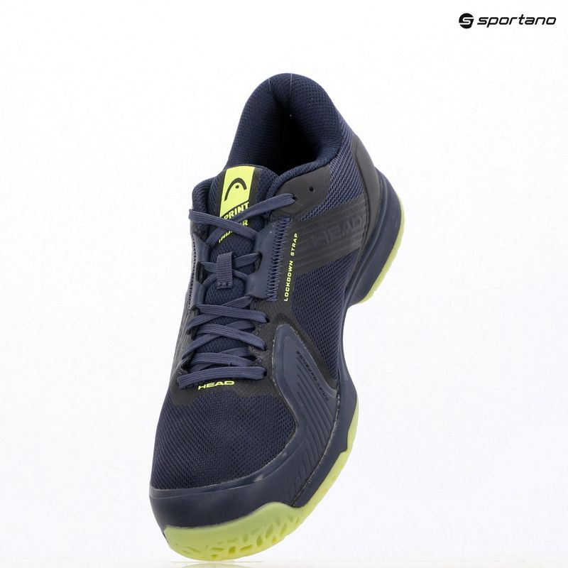 Кросівки для сквошу HEAD Sprint Team 4.0 Indoor navy/lime 9