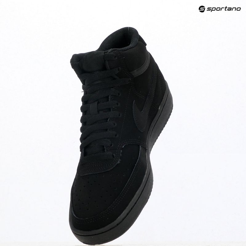 Кросівки чоловічі Nike Court Vision Mid black/black/black 17