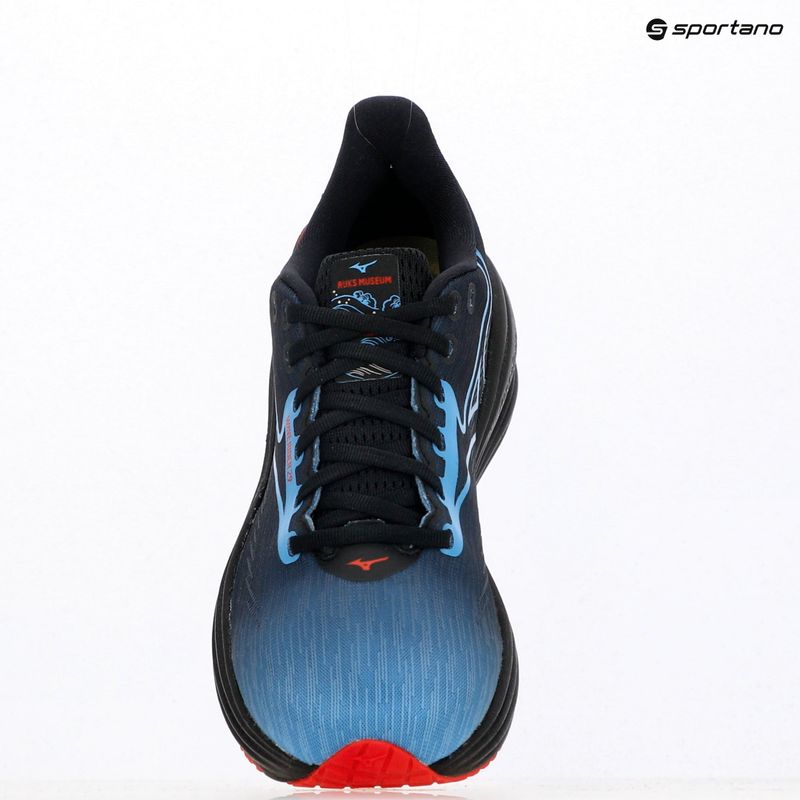 Кросівки для бігу Mizuno Wave Rider 29 amsterdam black/all aboard/high risk red 15