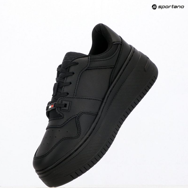 Кросівки жіночі Tommy Jeans Retro Basket Flatform Ess triple black 9