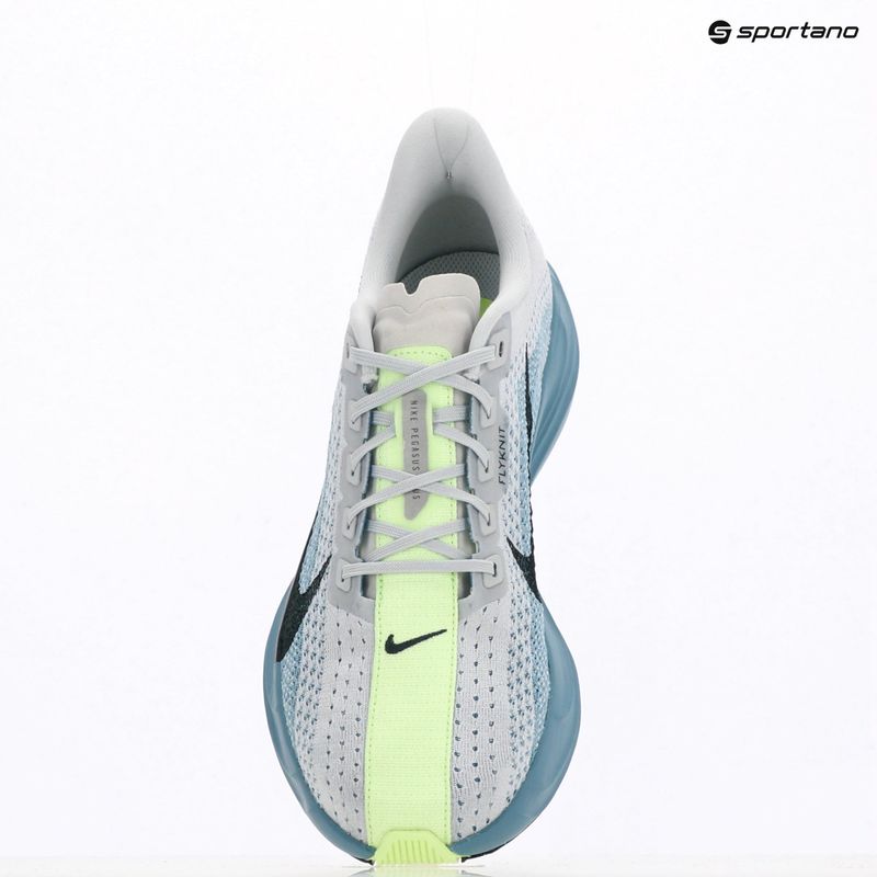 Кросівки для бігу чоловічі Nike Pegasus Plus pure platinum/denim turquoise/seaweed 19