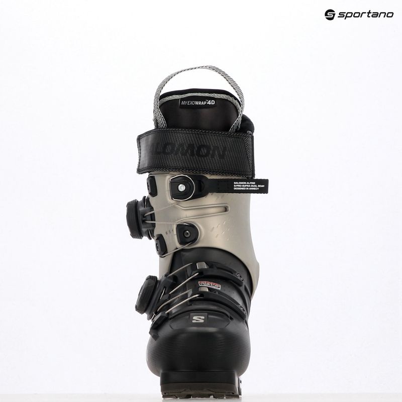 Черевики гірськолижні жіночі Salomon S/PRO Supra Dual Boa 105 W GW black/light bronze metallic/black 8