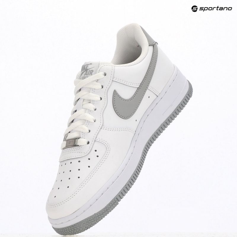 Кросівки чоловічі Nike Air Force 1 '07 white/white/light smoke grey 11