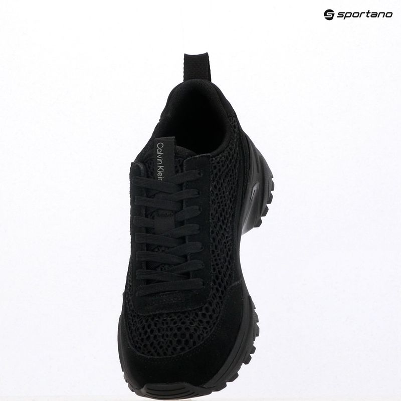 Кросівки жіночі Calvin Klein YW0YW02030 Hike Runner Lace Up Techmix triple black 9