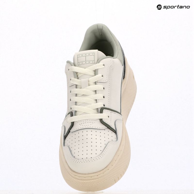 Кросівки жіночі Tommy Jeans Retro Basket Flatform ecru/misty sage 9