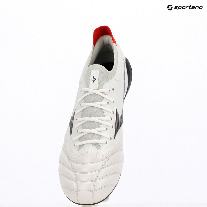 Чоловічі футбольні бутси Mizuno Morelia Neo IV Β Elite MD white/black/Chinese red 9