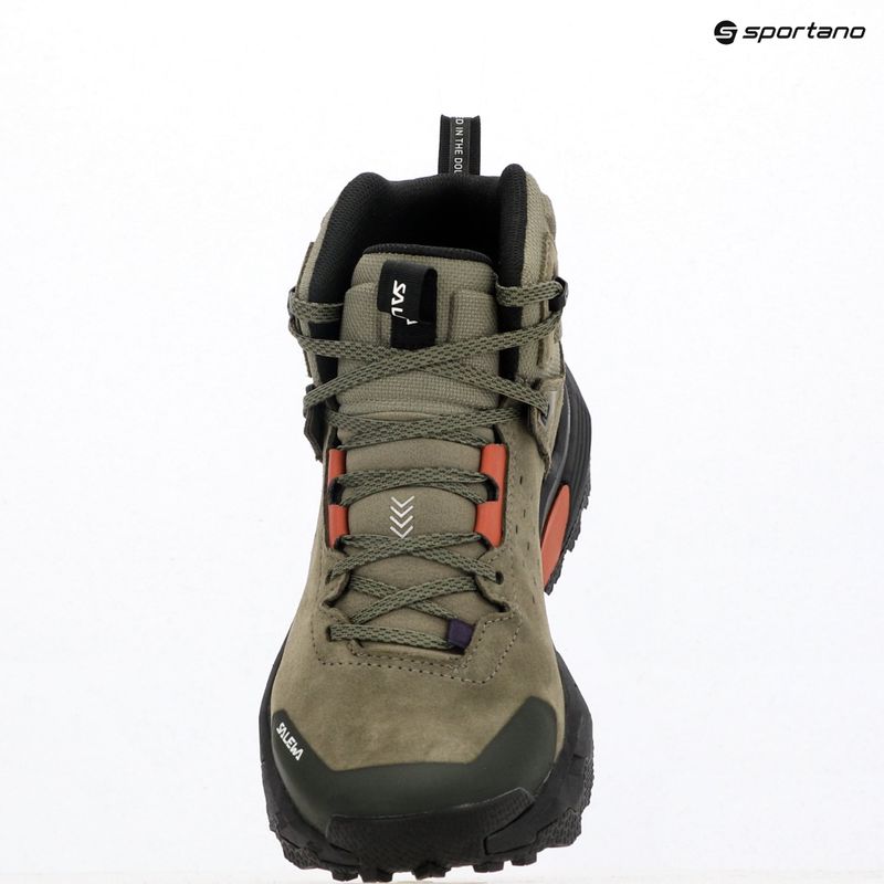 Кросівки трекінгові жіночі Salewa Pedroc 2 Leather Mid PTX faded green/dark olive 9