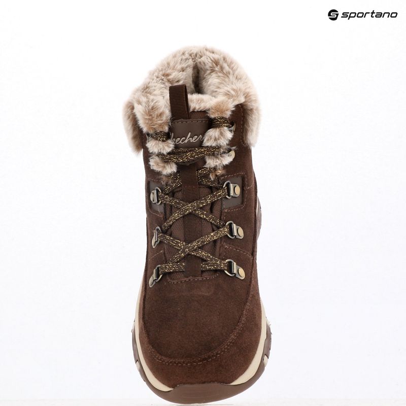 Кросівки жіночі Skechers Trego Snow Worries chocolate 15
