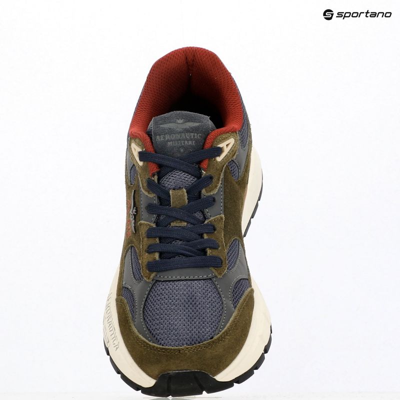 Кросівки чоловічі Aeronautica Militare 252SC0318UCT04248 verde militare/blu navy 9