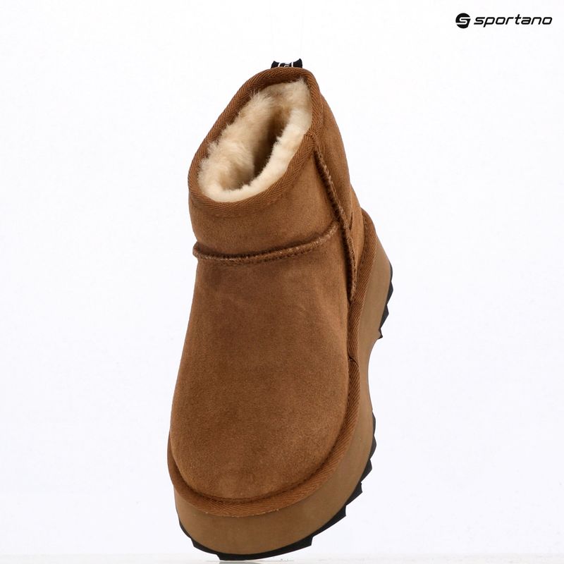 Черевики зимові жіночі EMU Australia Sharky Micro Flatform chestnut/black 9