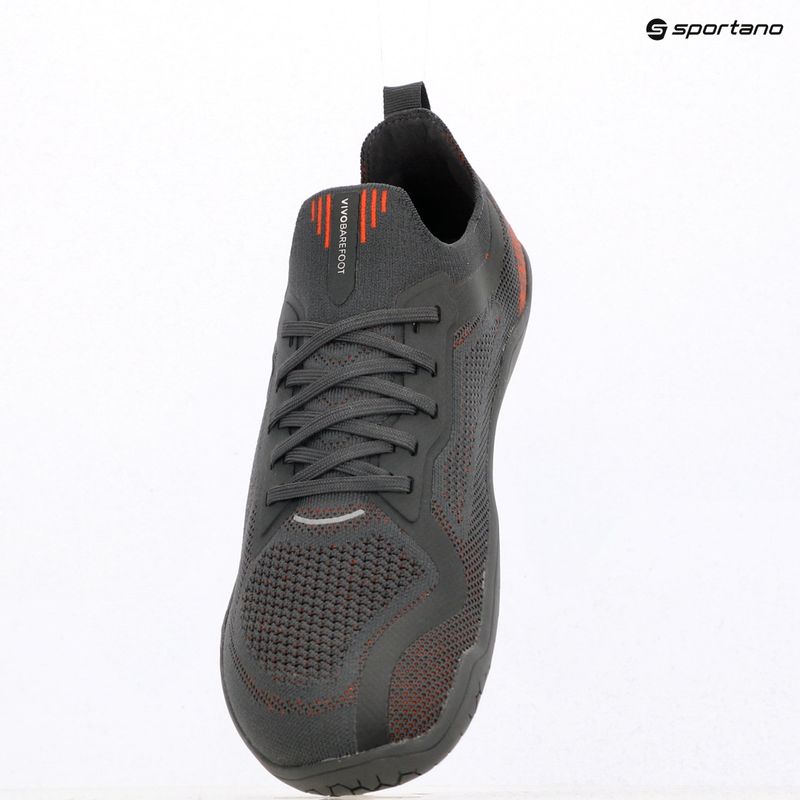 Кросівки barefoot чоловічі Vivobarefoot Primus Lite Knit obsidian/cherry tomato 9