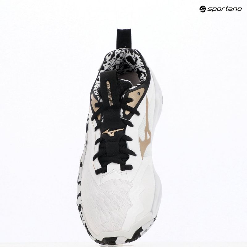 Кросівки гандбольні Mizuno Wave Stealth Neo 2 white/black/ge gold 15