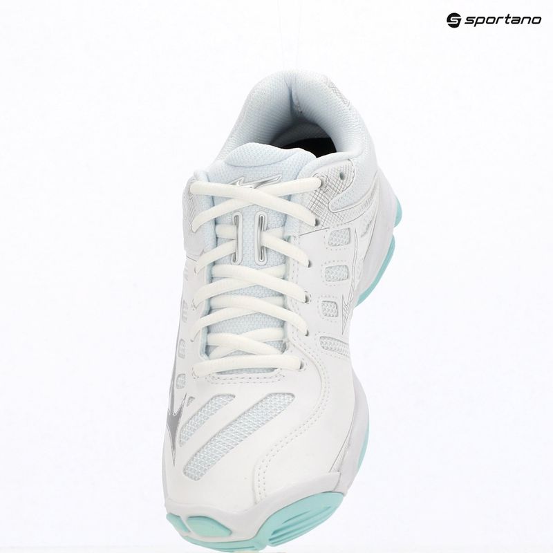 Кросівки волейбольні жіночі Mizuno Wave Voltage 2 white/blue tint 14