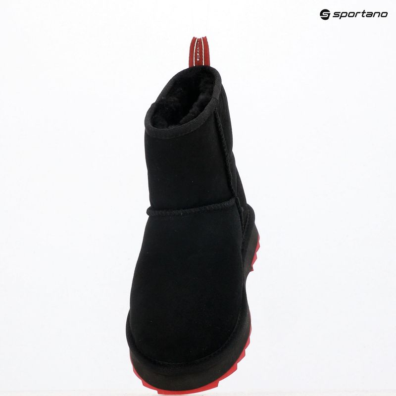Черевики зимові жіночі EMU Australia Sharky Mini black/cherry 10
