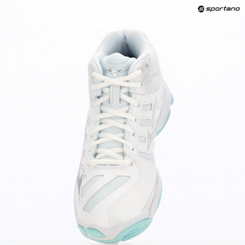 Кросівки волейбольні жіночі Mizuno Wave Voltage 2 Mid white/blue tint 15