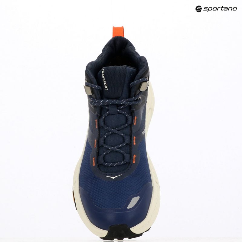 Кросівки трекінгові чоловічі HOKA Transport Hike GTX varsity navy/truffle salt 17
