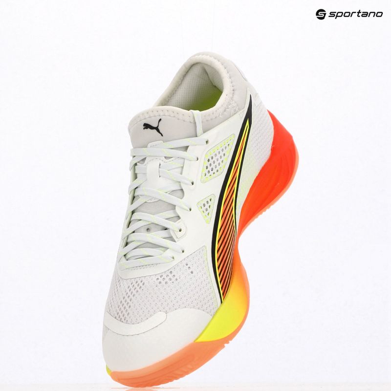 Кросівки гандбольні PUMA Eliminate Nitro SQD 4 Game On puma white/glowing red/ultra blue 16