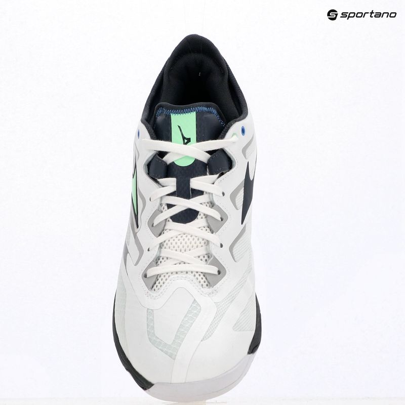 Кросівки тенісні Mizuno Wave Medal Neo white/neo mint/india ink 13