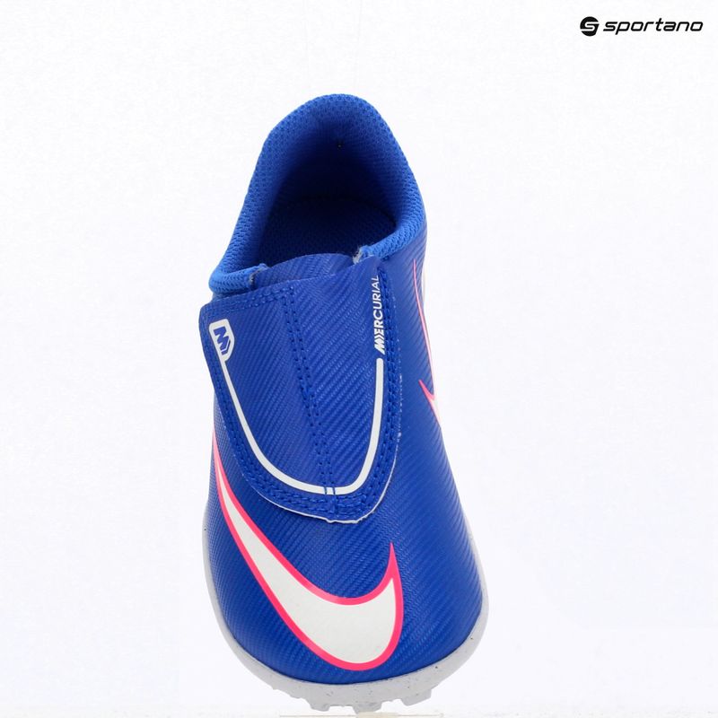 Кросівки футбольні дитячі Nike Mercurial Vapor 16 Club TF racer blue/white 12