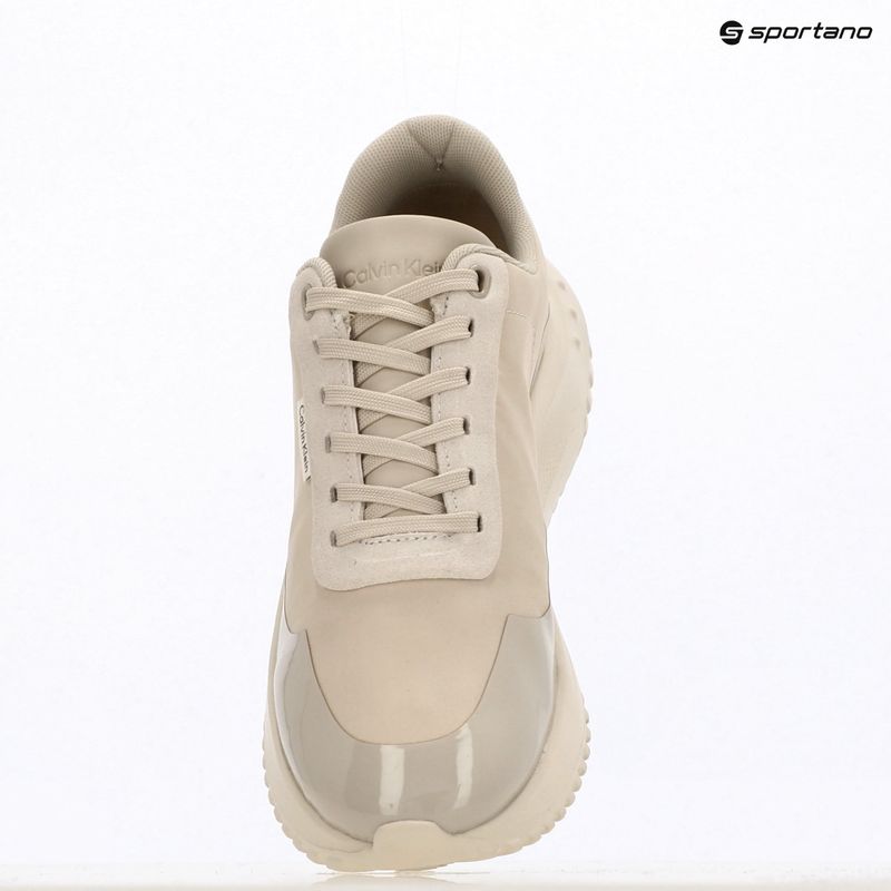 Кросівки жіночі Calvin Klein YW0YW02016 Eva Runner Lace Up Mat Mix 0GN stony beige/turtle dove/silver 9