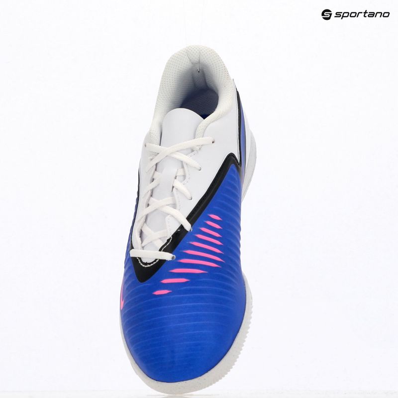 Кросівки футбольні чоловічі Nike Phantom 6 Low Club IC racer blue/white/pink blast 11