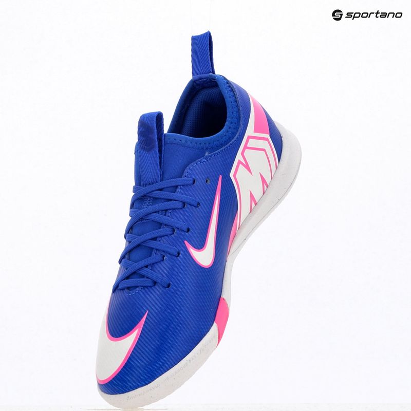 Кросівки футбольні дитячі Nike Mercurial Vapor 16 Academy IC racer blue/white 11