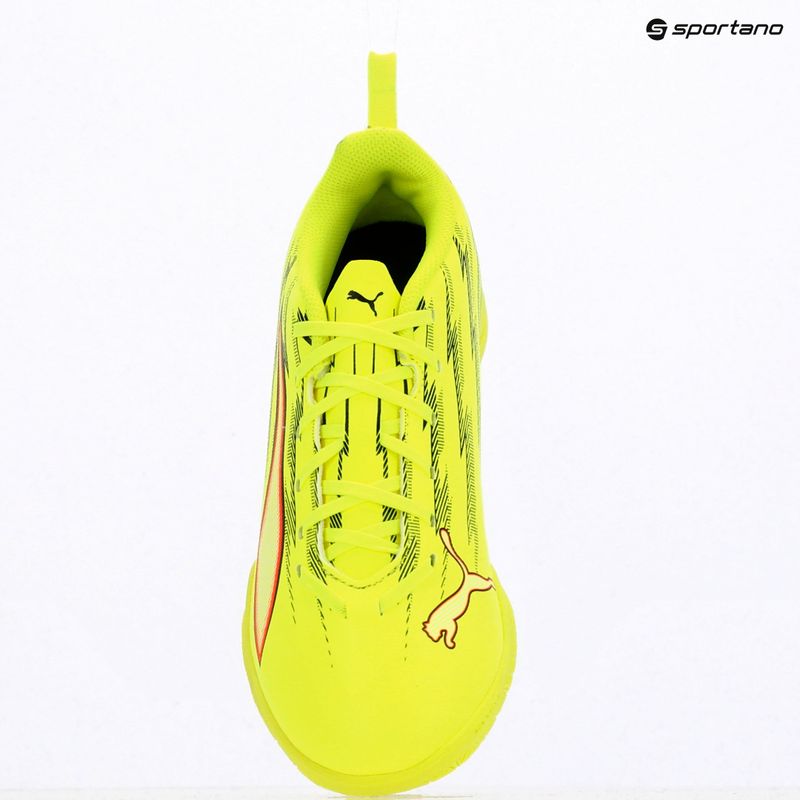 Кросівки футбольні дитячі PUMA Ultra 6 Play IT Jr yellow alert/puma black/glowing red/lime squeeze 9