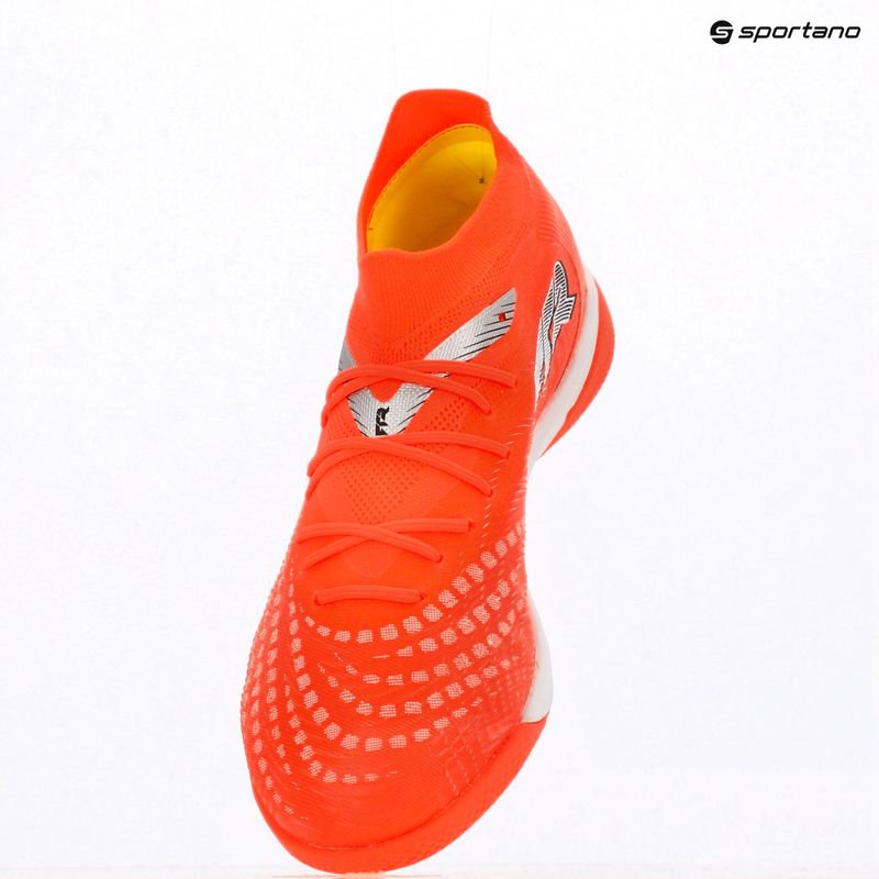Кросівки футбольні PUMA Future 9 Match IT glowing red/puma white/puma black/puma silver 9