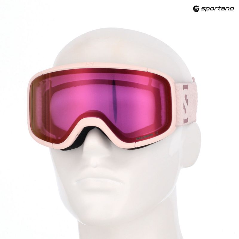 Окуляри гірськолижні Salomon Aksium 2.0 S heavenly pink/ml ruby 12