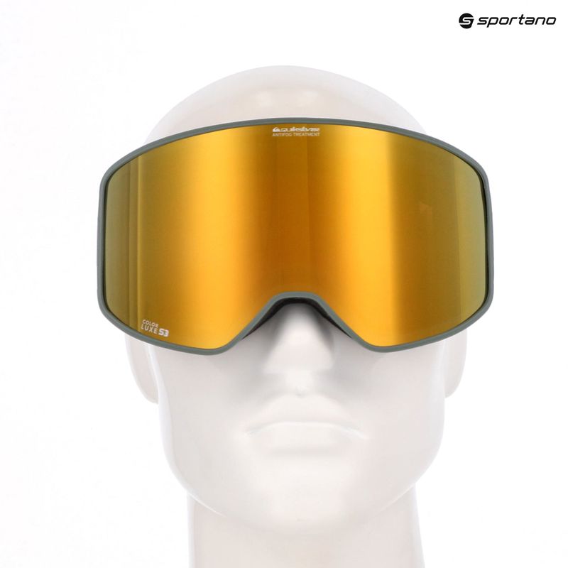 Маска для сноуборда Quiksilver Storm dark ivy/clux ml gold 6