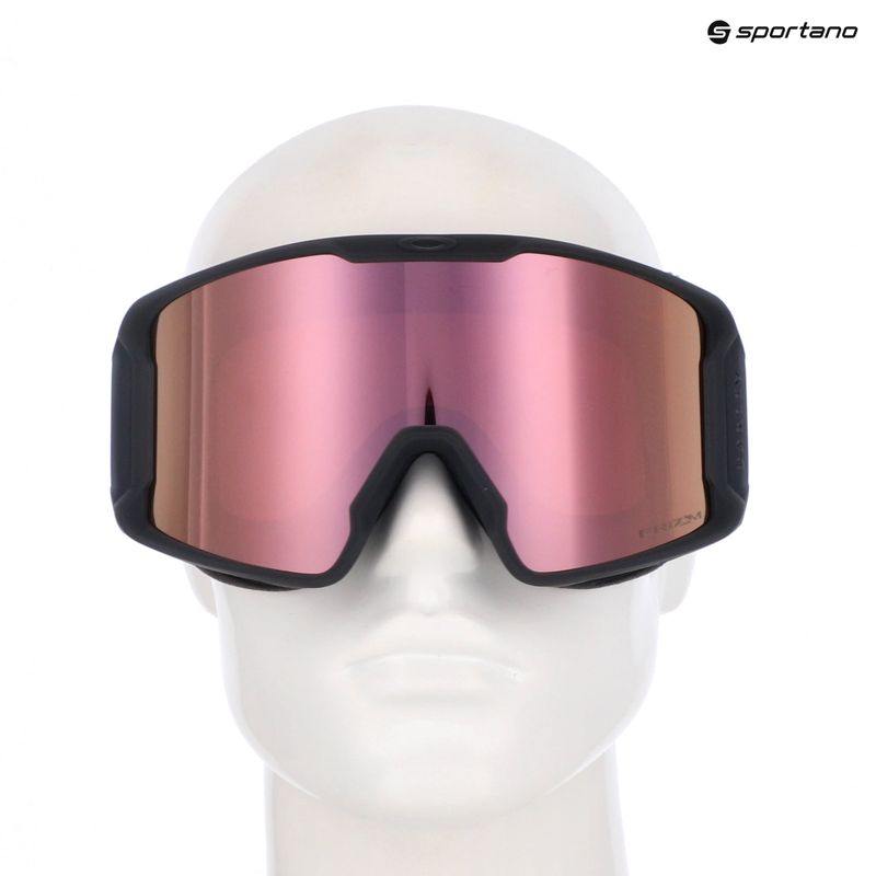 Окуляри гірськолижні Oakley Line Miner л matte b1b forged iron/prizm rose gold iridium 5