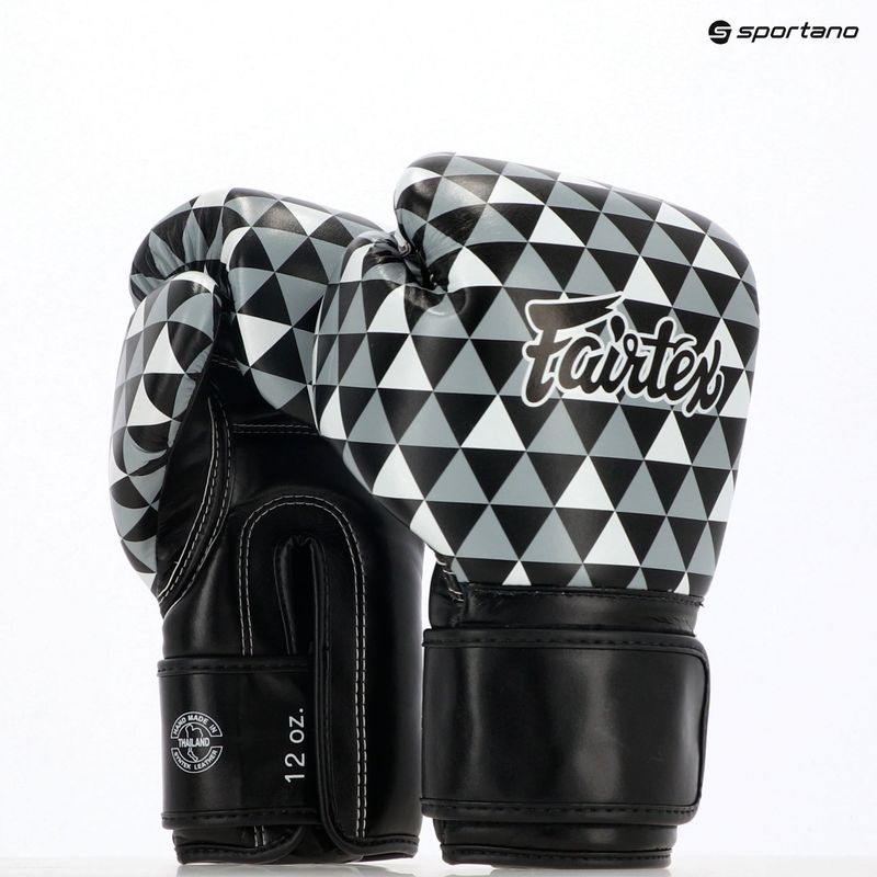 Рукавички Fairtex Microfiber Art Prism чорні на один палець 4