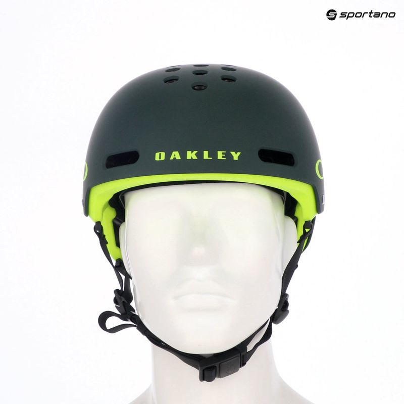 Шолом велосипедний Oakley Street1 EU matte hunter green/retina burn 7