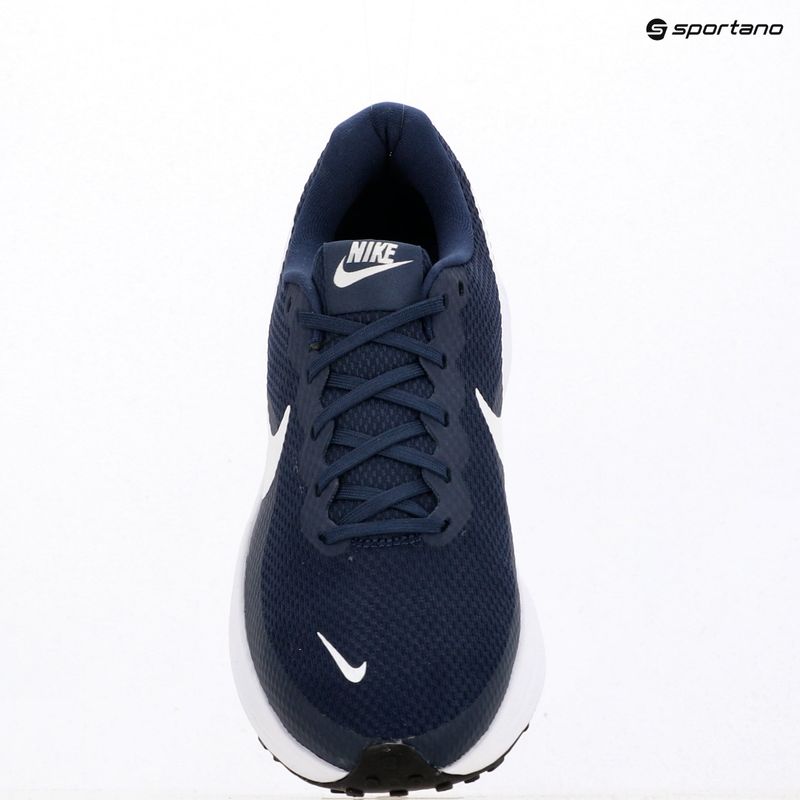 Чоловічі бігові кросівки Nike Revolution 8 midnight navy/white/black/pure platinum 11