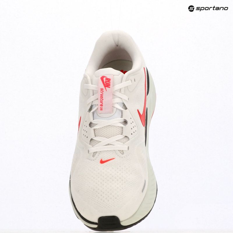 Чоловічі бігові кросівки Nike Structure 26 white/medium ash/bright crimson 9