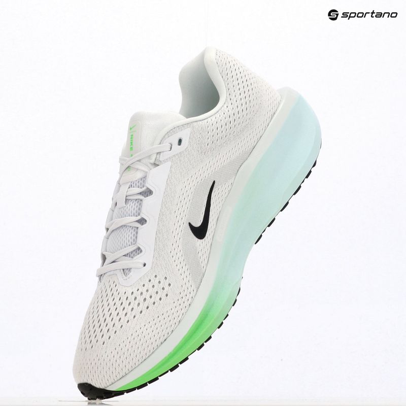 Кросівки для бігу чоловічі Nike Winflo 11 white/glacier blue/green strike/black 9