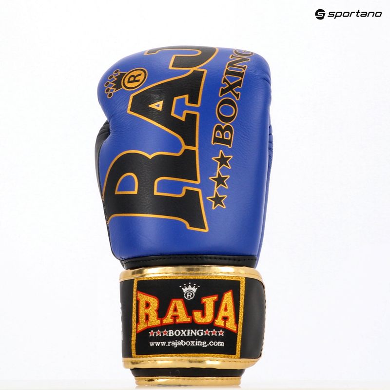 Рукавиці боксерські RAJA BOXING Origin Standard Genuine Leather blue 9
