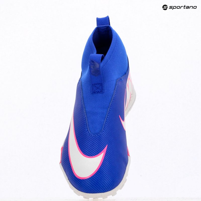 Кросівки футбольні дитячі Nike Mercurial Superfly 10 Academy TF racer blue/white 12