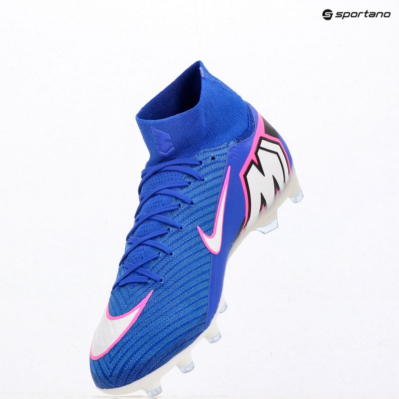 Кросівки футбольні чоловічі Nike Mercurial Superfly 10 Elite AG-Pro racer blue/white 12