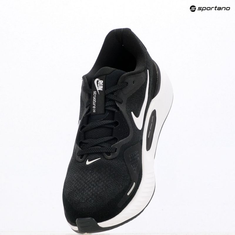 Чоловічі бігові кросівки Nike Structure 26 black/cool grey/metallic silver/white 11
