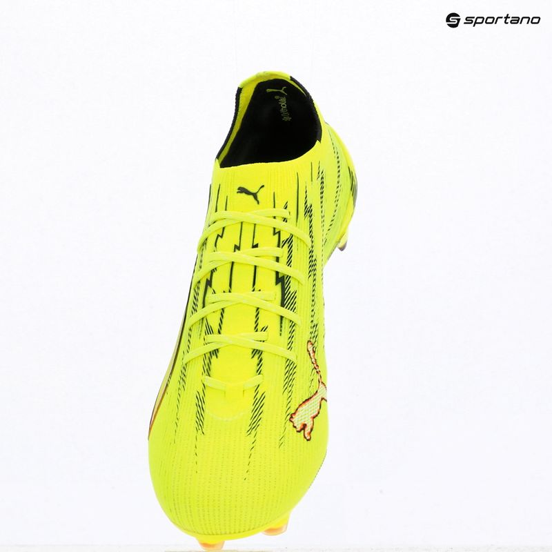 Кросівки футбольні PUMA Ultra 6 Ultimate FG yellow alert/puma black/glowing red/lime squeeze 11