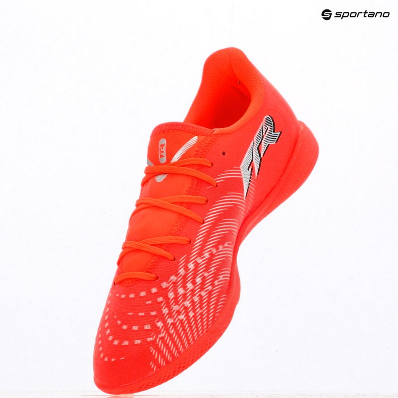 Кросівки футбольні PUMA Future 9 Play IT glowing red/puma white/puma black/puma silver 9