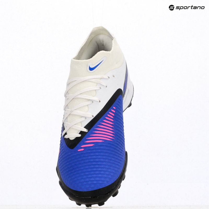 Кросівки футбольні чоловічі Nike Phantom 6 High Academy TF racer blue/white/pink blast 11