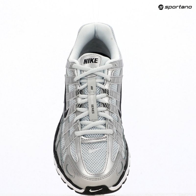 Кросівки жіночі Nike P-6000 white/metallic silver/black 9