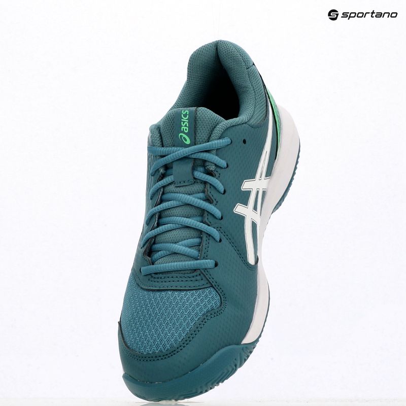 Кросівки для паделю чоловічі ASICS Gel-Dedicate 8 misty pine/white 9