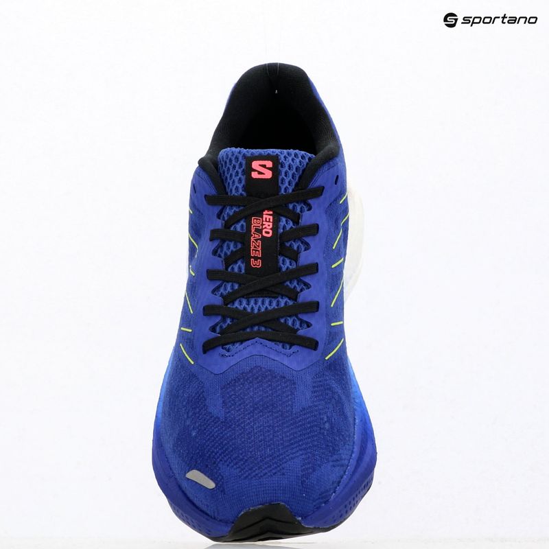 Кросівки для бігу чоловічі Salomon Aero Blaze 3 bluing/white/acid lime 9